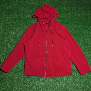 Hoodie essential Basic red  XL